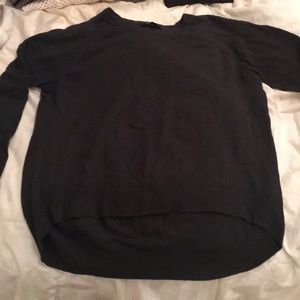 Hunter Green High/Low Sweater